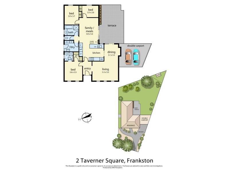 2 Taverner Square, Frankston VIC 3199 Floorplan