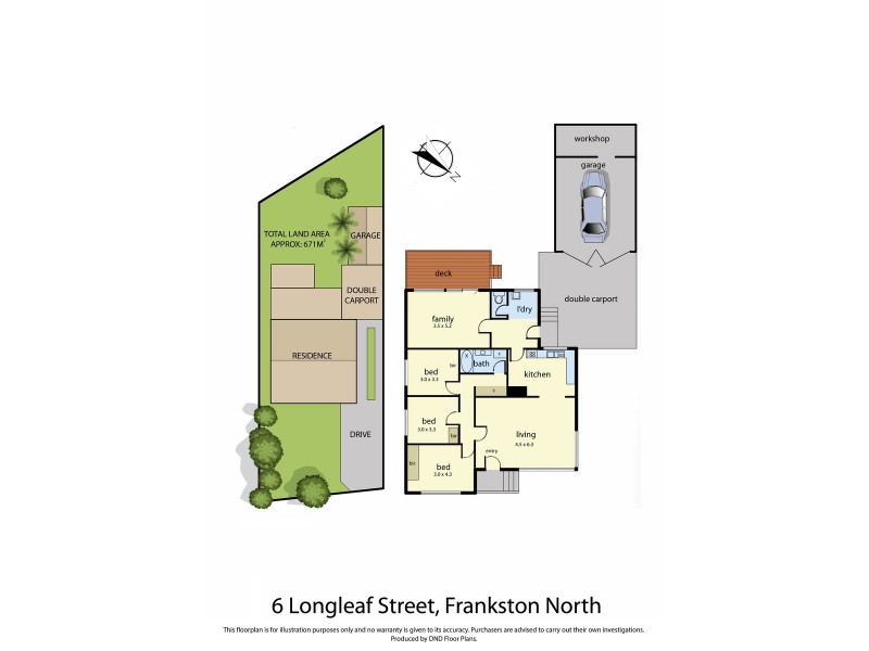 6 Longleaf Street, Frankston North VIC 3200 Floorplan