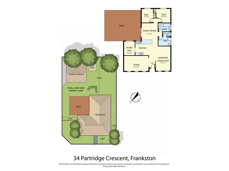 34 Partridge Crescent, Frankston VIC 3199 Floorplan