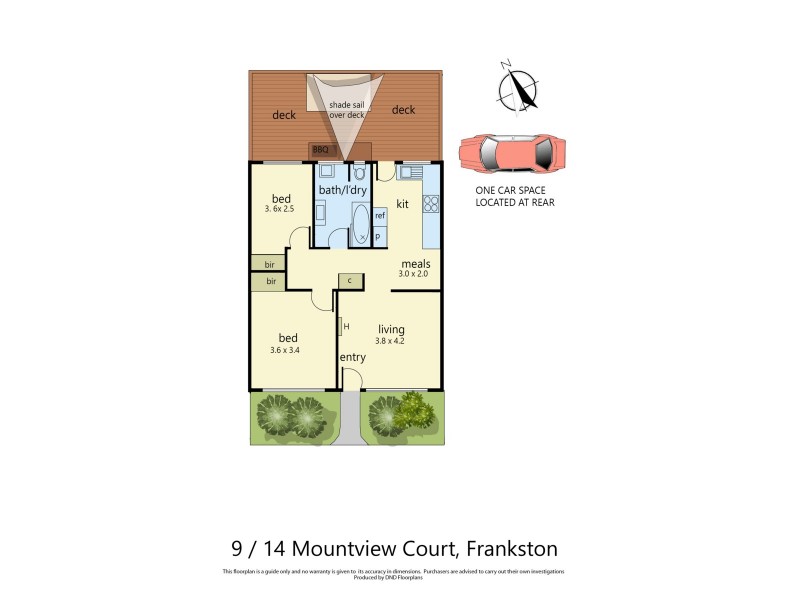9/14 Mount View Court, Frankston VIC 3199 Floorplan