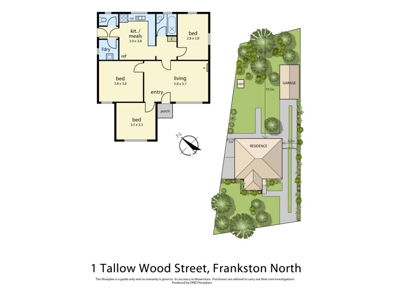 1 Tallow Wood Street, Frankston North VIC 3200 Floorplan
