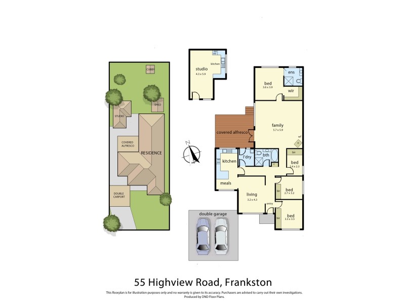 55 Highview Road, Frankston VIC 3199 Floorplan
