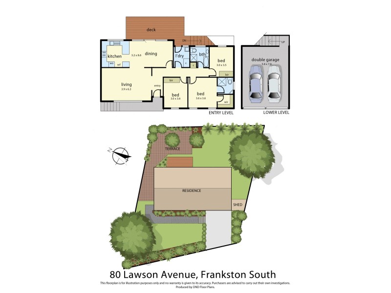 80 Lawson Avenue, Frankston South VIC 3199 Floorplan