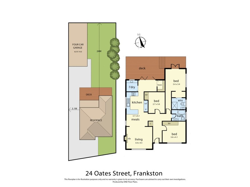 24 Oates Street, Frankston VIC 3199 Floorplan
