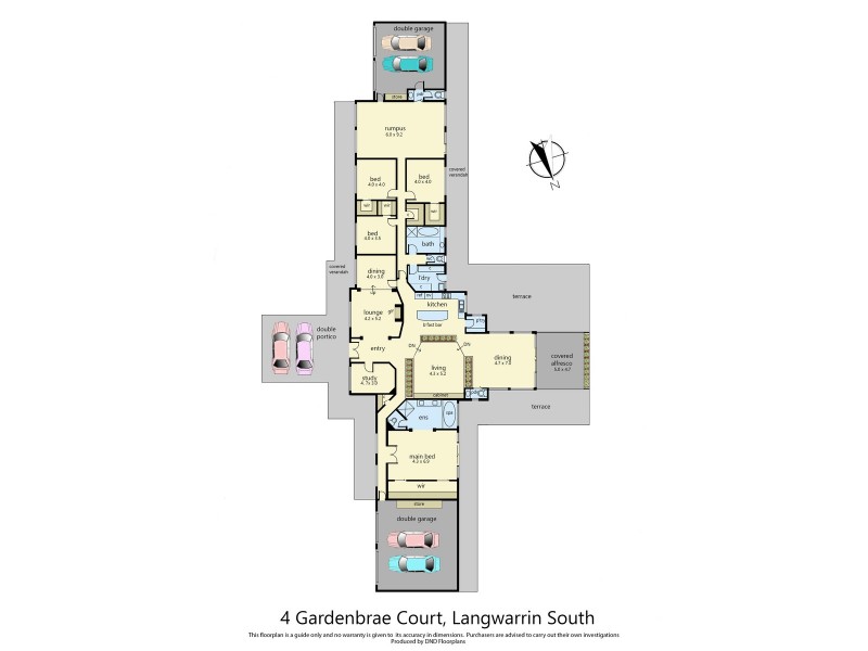 4 Garden Brae Court, Langwarrin South VIC 3911 Floorplan