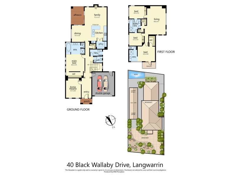 40 Black Wallaby Drive, Langwarrin VIC 3910 Floorplan