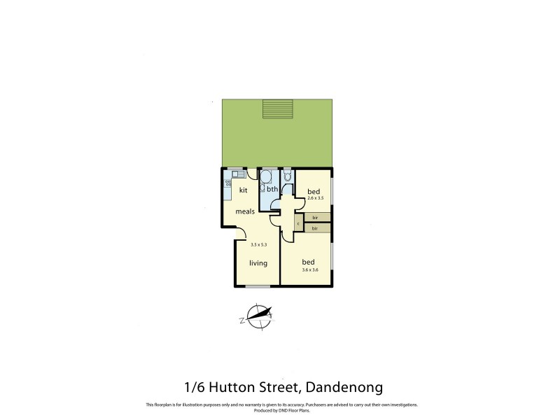 1/6 Hutton Street, Dandenong VIC 3175 Floorplan