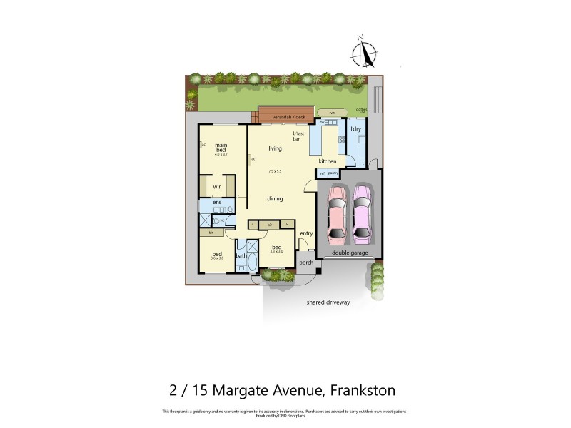 2/15 Margate Avenue, Frankston VIC 3199 Floorplan