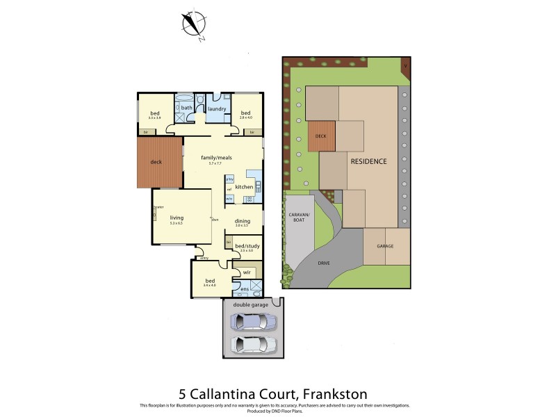 5 Callantina Court, Frankston VIC 3199 Floorplan
