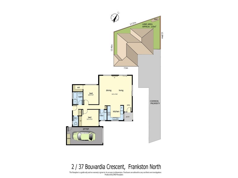 2/37 Bouvardia Crescent, Frankston North VIC 3200 Floorplan