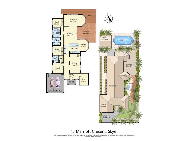 15 Marriott Crescent, Skye VIC 3977 Floorplan