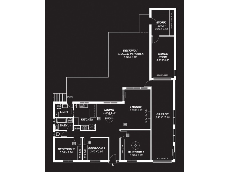 6 Bramley Court, Huntfield Heights SA 5163 Floorplan