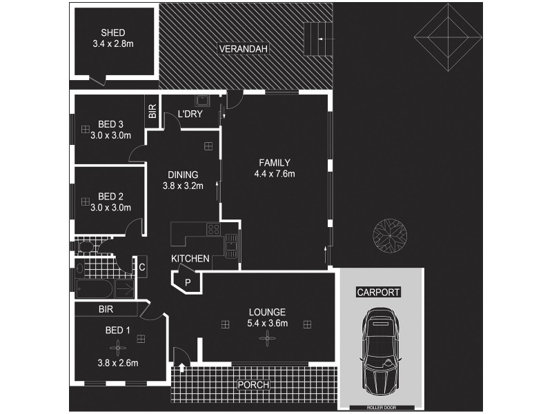 8 Leslie Court, Morphett Vale SA 5162 Floorplan