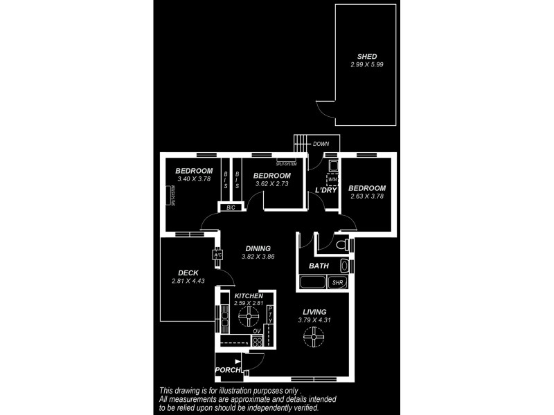 17 Amsterdam Road, Hackham West SA 5163 Floorplan