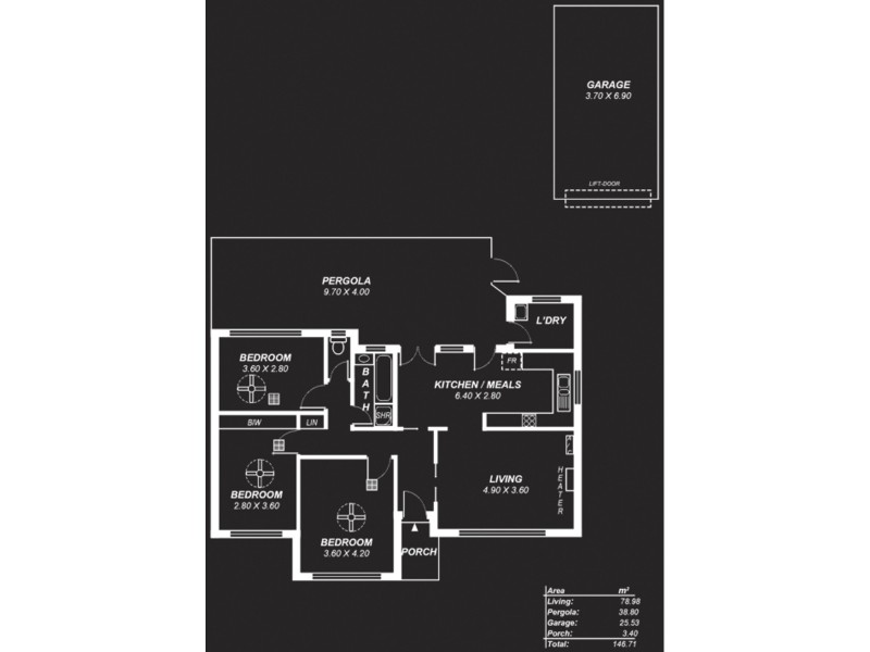 9 Victor Terrace, Morphett Vale SA 5162 Floorplan