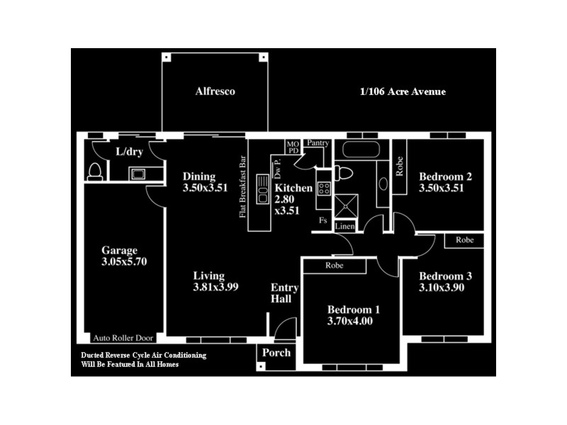 106 Acre Avenue (Lot 1, 2 & 3), Morphett Vale SA 5162 Floorplan