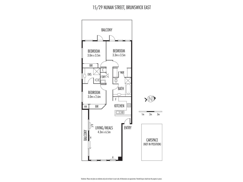 15/29 Nunan Street, Brunswick East VIC 3057 Floorplan