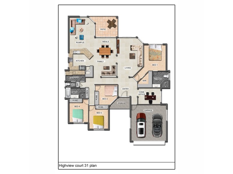 31 Highview Court, Woodhill QLD 4285 Floorplan