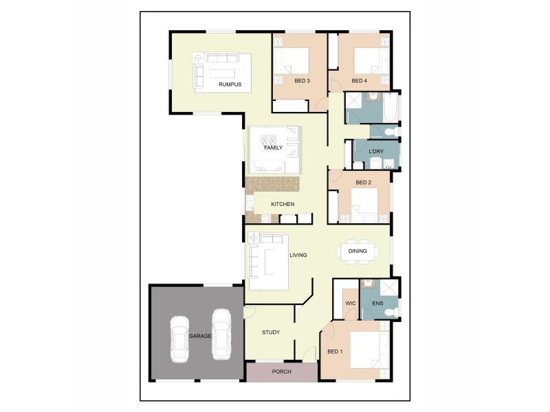 67-69 Cascara Drive, Cedar Vale QLD 4285 Floorplan