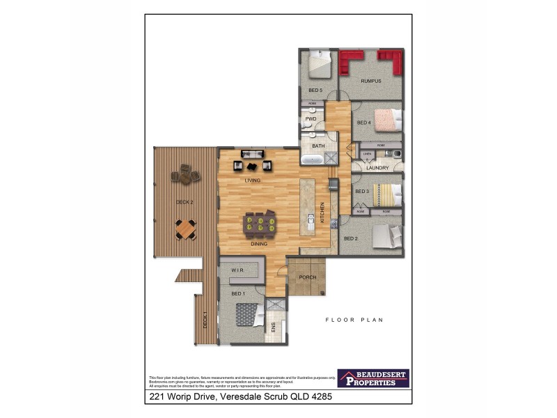 221 Worip Drive, Veresdale Scrub QLD 4285 Floorplan