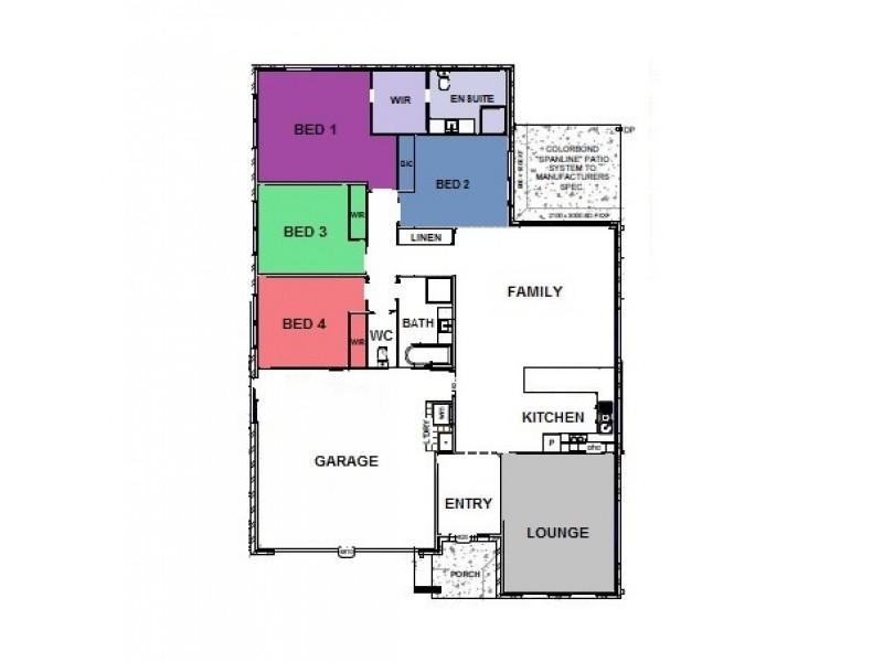 13 Phoebe Way, Gleneagle QLD 4285 Floorplan