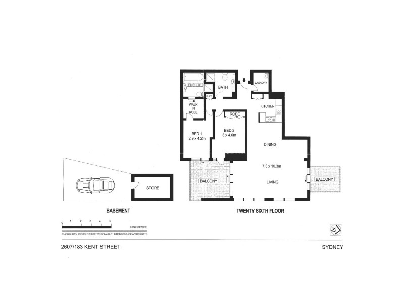 183 Kent Street, Sydney NSW 2000 Floorplan