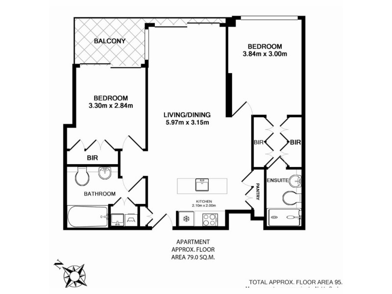 23 Shelley Street, King St Wharf, Sydney NSW 2000 Floorplan