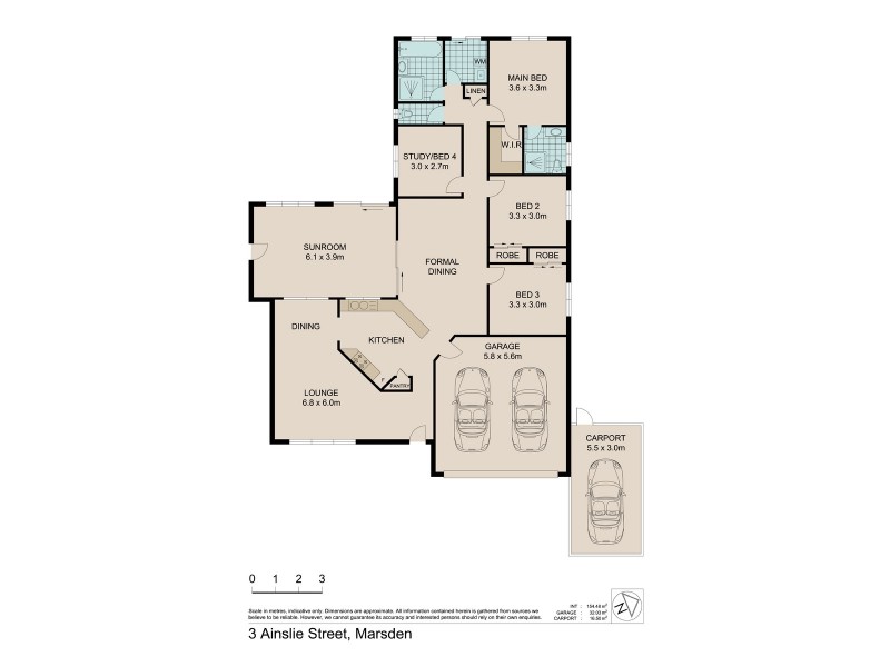 3 Ainslie Street, Marsden QLD 4132 Floorplan