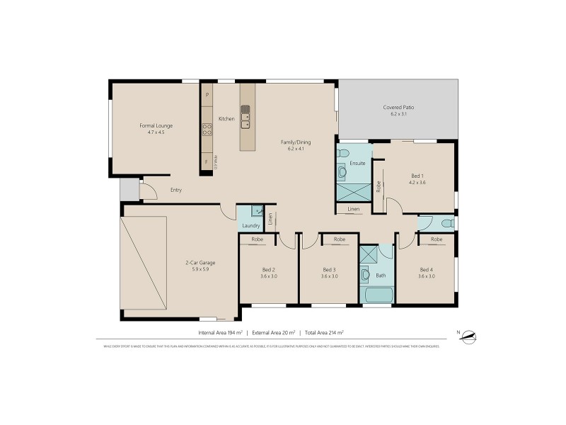 17 Cedarwood Street, Berrinba QLD 4117 Floorplan