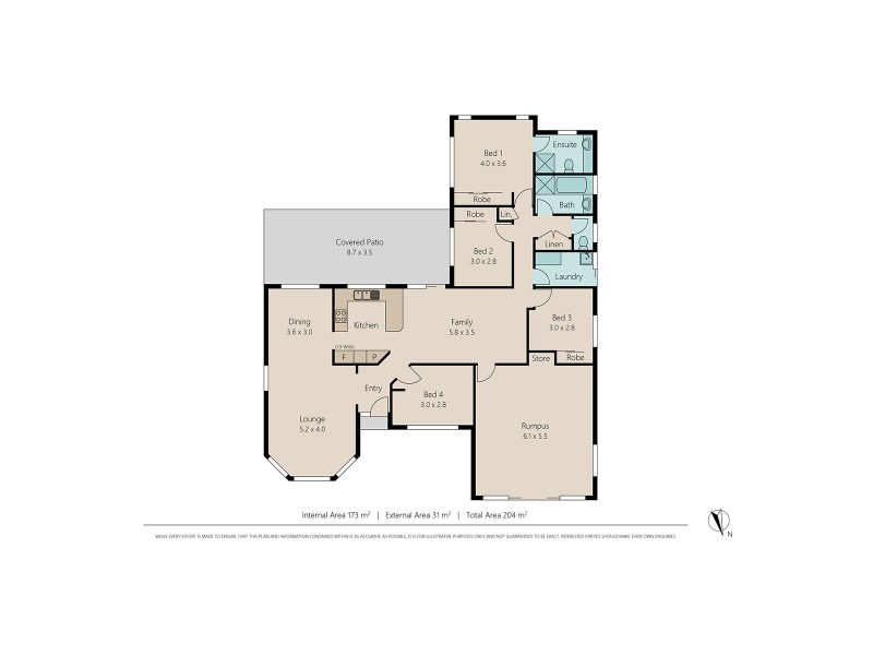 6 Gordonia Drive, Regents Park QLD 4118 Floorplan