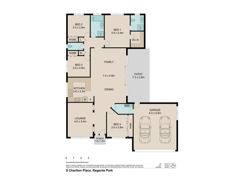 8 Charlton Place, Regents Park QLD 4118 Floorplan