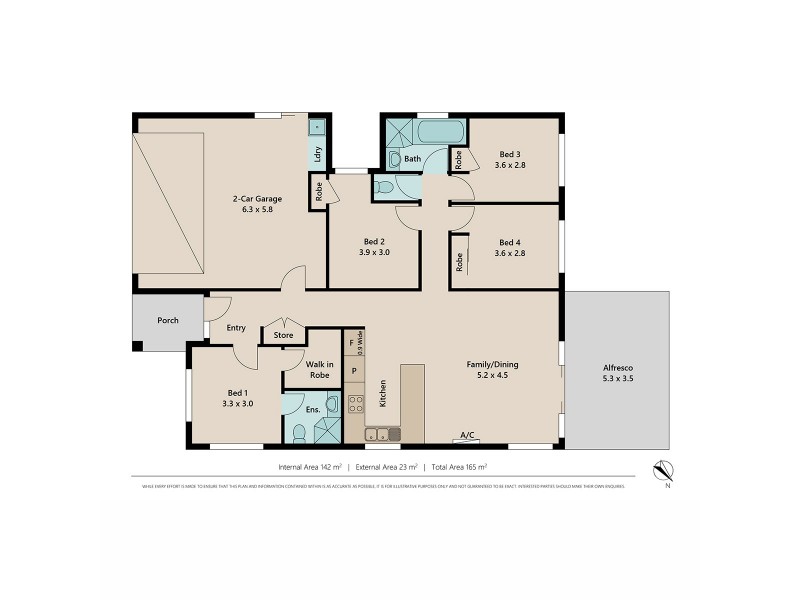 126 Fourth Avenue, Marsden QLD 4132 Floorplan