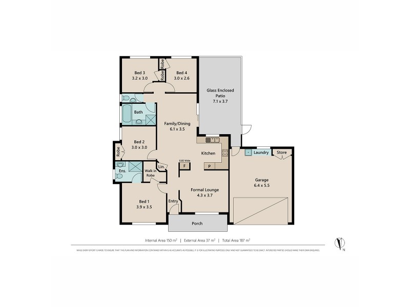 4 Mandeville Place, Regents Park QLD 4118 Floorplan