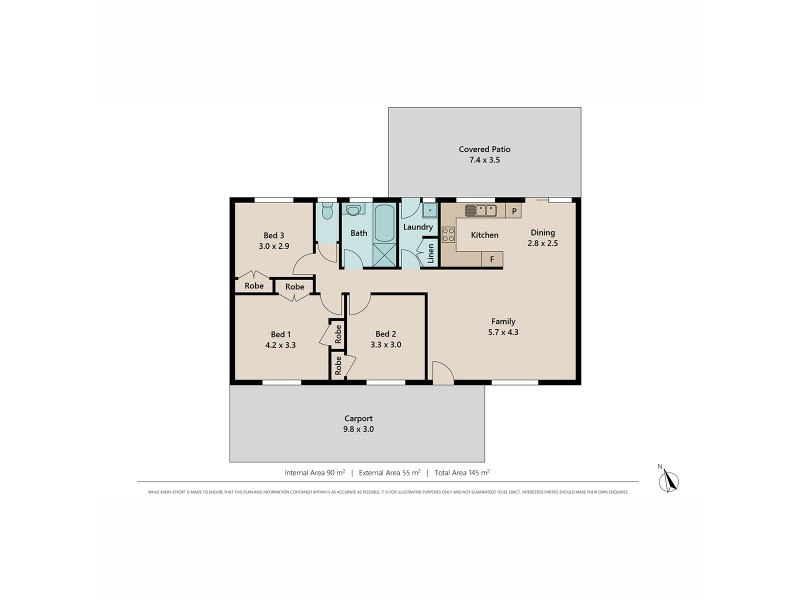9 Hysten Street, Boronia Heights QLD 4124 Floorplan