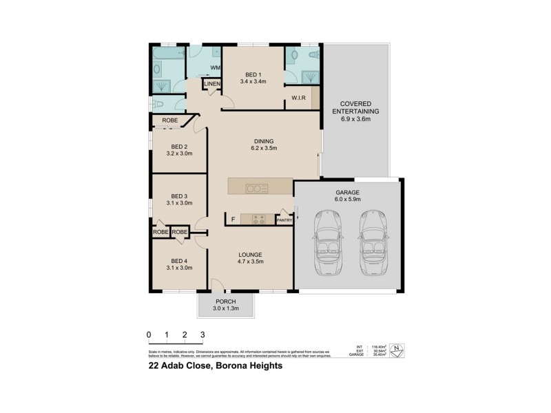 22 Adab Close, Boronia Heights QLD 4124 Floorplan