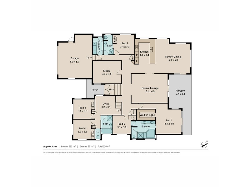 3 Seanna Place, Brookwater QLD 4300 Floorplan