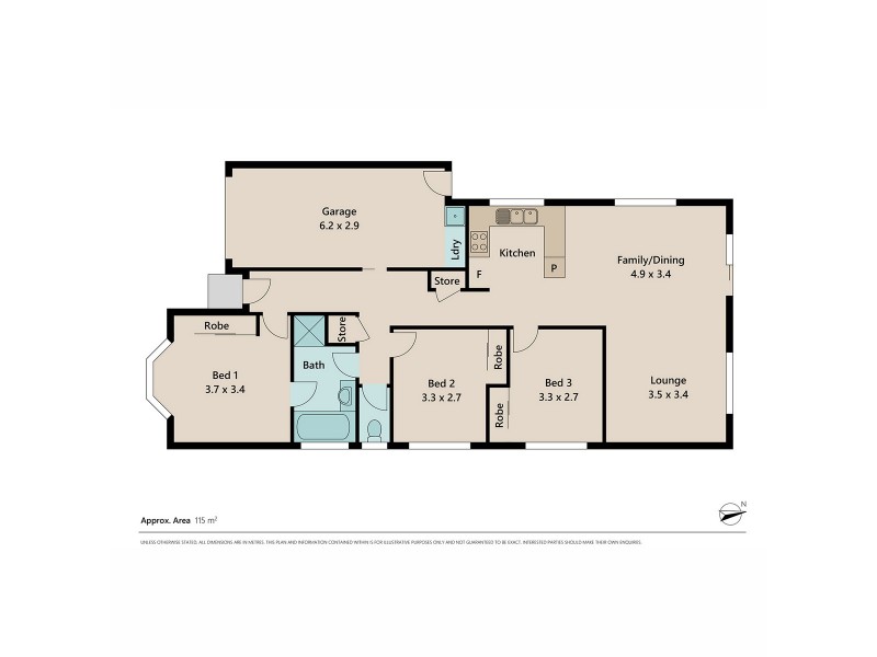 46 Lamington Place, Loganholme QLD 4129 Floorplan
