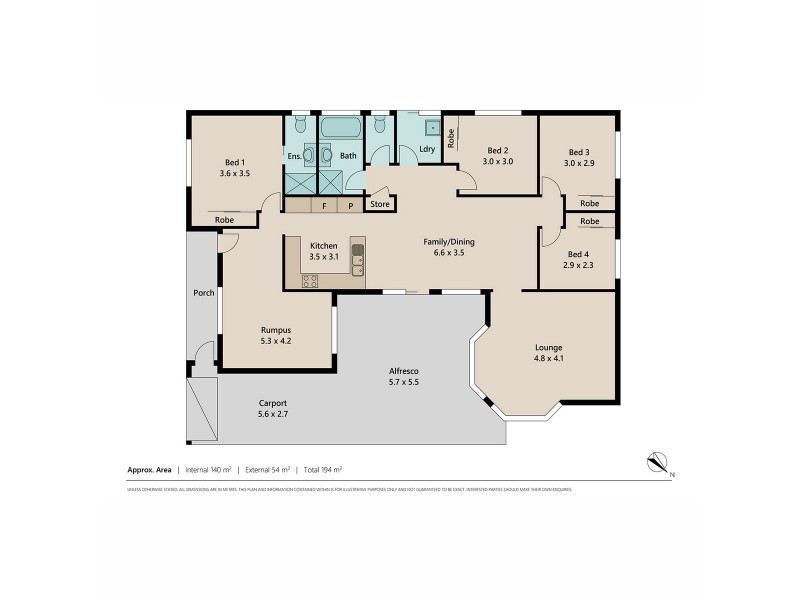 54 Regency Drive, Regents Park QLD 4118 Floorplan