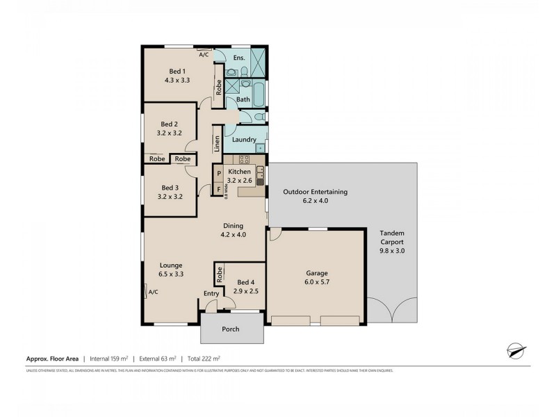 52 Fifth Avenue, Berrinba QLD 4117 Floorplan