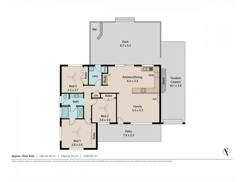9 Cosway Street, Hillcrest QLD 4118 Floorplan