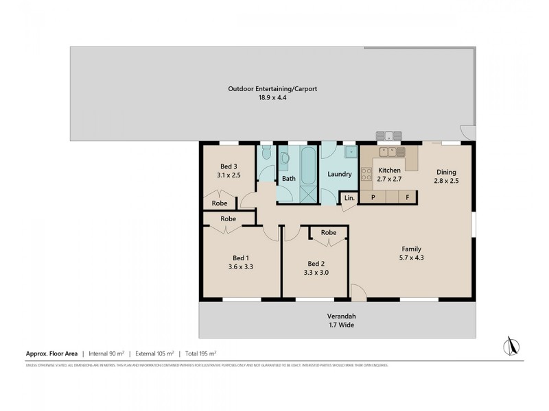 5 Dunbar Street, Browns Plains QLD 4118 Floorplan