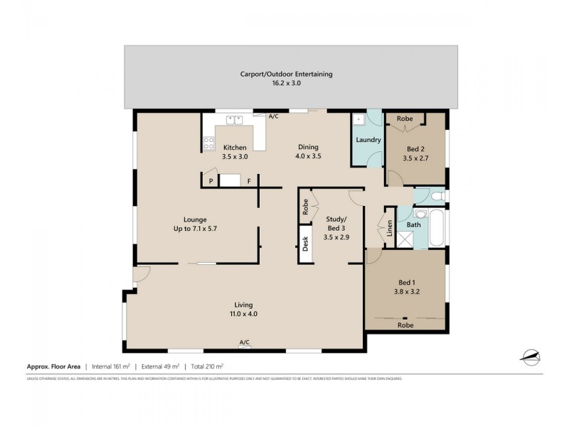 8 Joseph Court, Browns Plains QLD 4118 Floorplan