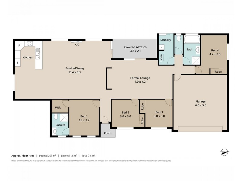 6 Mindy Court, Shailer Park QLD 4128 Floorplan