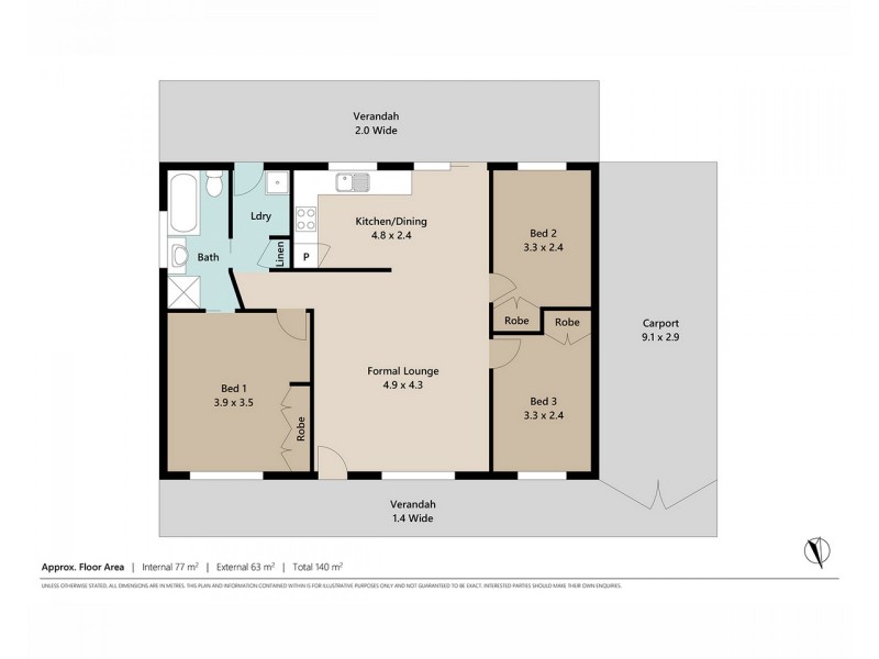 5 Duranta Court, Crestmead QLD 4132 Floorplan