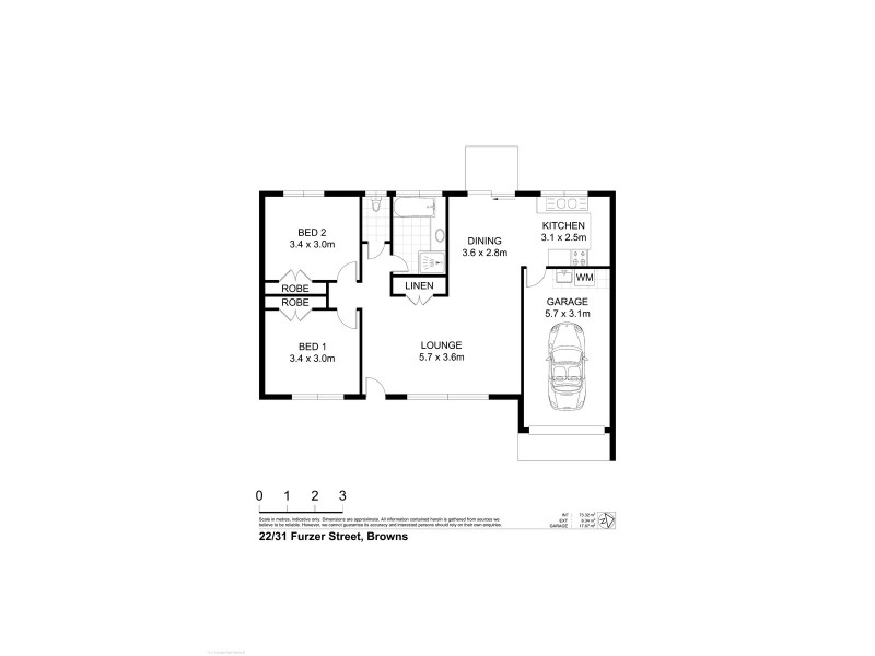 22/31 Furzer Street, Browns Plains QLD 4118 Floorplan