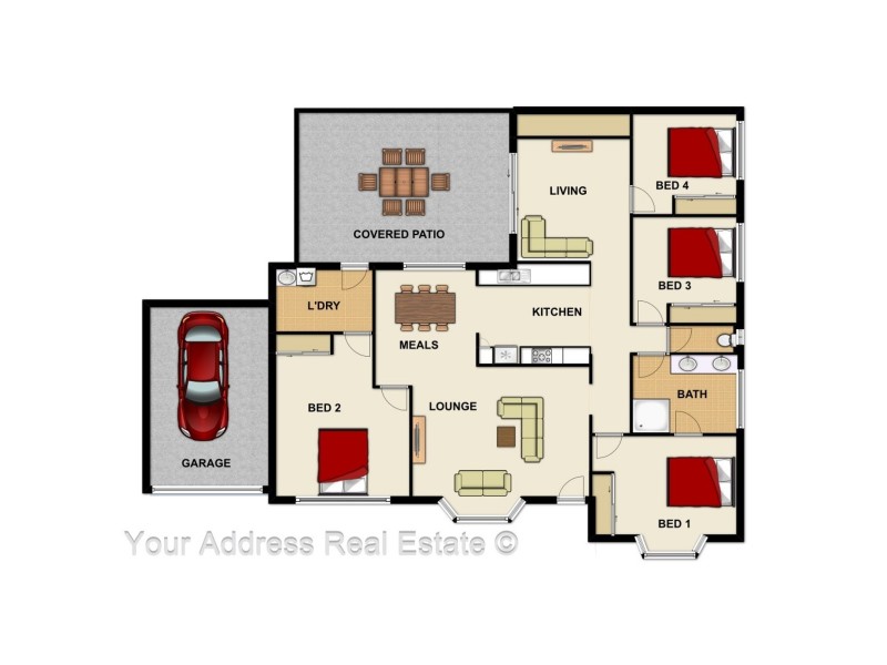 4 Bowood Court, Berrinba QLD 4117 Floorplan