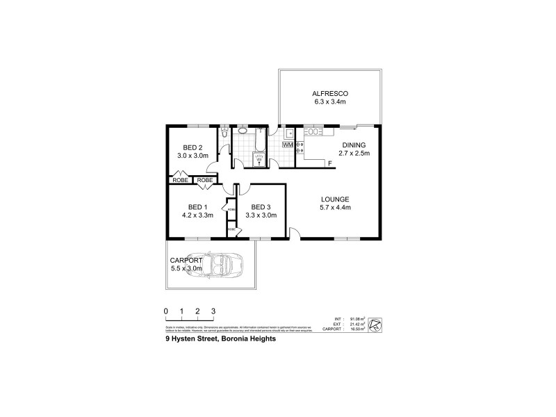 9 Hysten Street, Boronia Heights QLD 4124 Floorplan