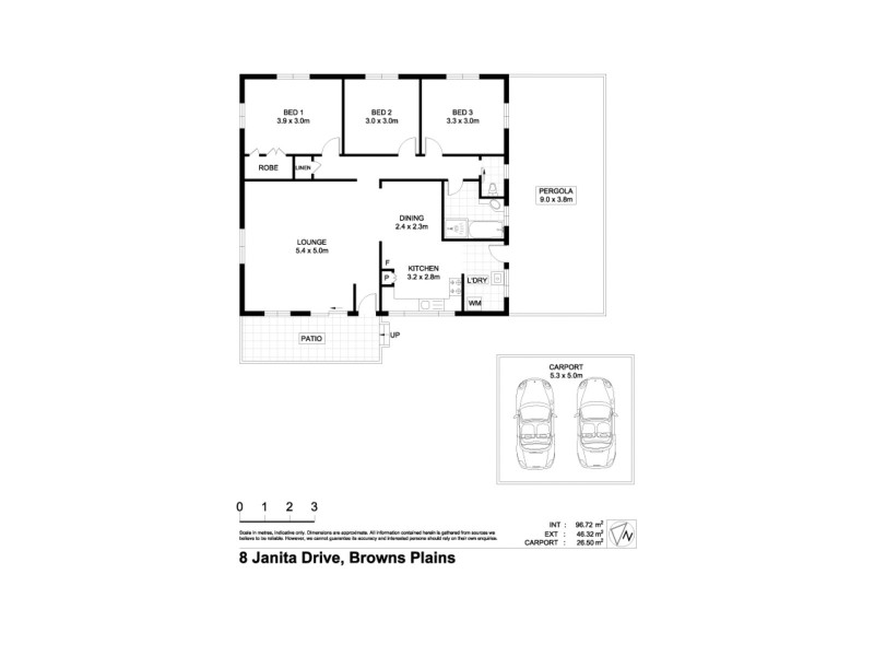8 Janita Drive, Browns Plains QLD 4118 Floorplan