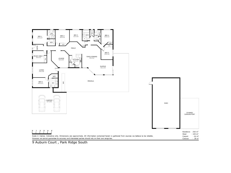 9 Auburn Court, Park Ridge South QLD 4125 Floorplan