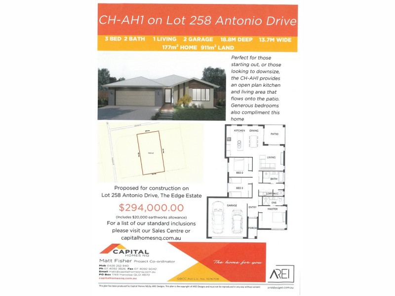 Lot 258,  Antonio Drive, Mareeba QLD 4880